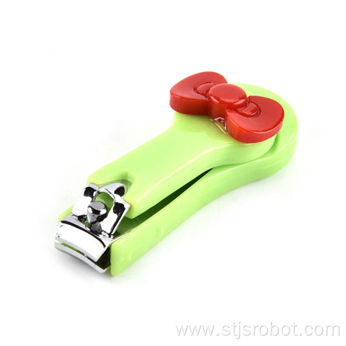 Hot sell OEM safely Lovely stainless steel bowknot design nail clipper